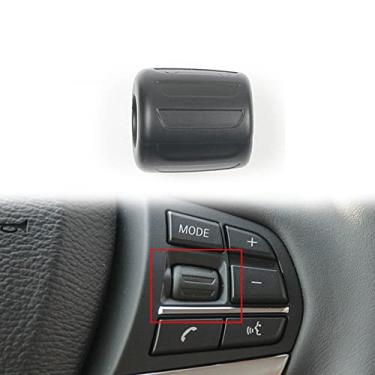 Imagem de Substituição de botão de controle de volante preto multifunções para BMW F15 F16 F25 F26 F52 F45 F49 F39 (preto-direito)