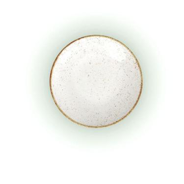 Imagem de Prato Raso Tramontina Rústico Marrom em Porcelana Decorada 25 cm Tramontina