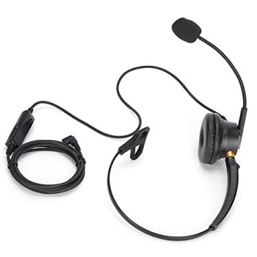Imagem de Fones de ouvido mono, Clear Calls Business Headset Volume ajustável para escritório para empresas