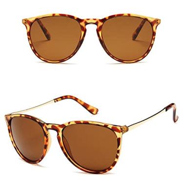 Imagem de Óculos de Sol Redondo Olho de Gato Designer Retrô Óculos de Sol Masculino Espelho Moda Vintage Condução Óculos de Sol,3,A