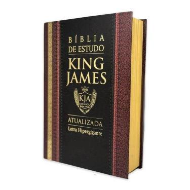 Imagem de Bíblia King James Letra Hiper Gigante Estudo  Kja Capa Dura luxo
