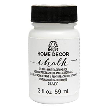 Imagem de FolkArt 36300 Decoração de Casa Móveis e Pintura Artesanal em Cores Sortidas, 60 ml, Adirondack Branco