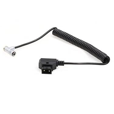 Imagem de SZRMCC Cabo de alimentação fêmea de aviação D-tap para ângulo direito 5 pinos para monitor Portkeys LH5H LH5P