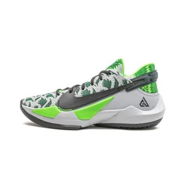 Imagem de Nike Tênis masculino Zoom Freak 2 Naija Da0907, Platina pura/verde pinheiro preto, 9