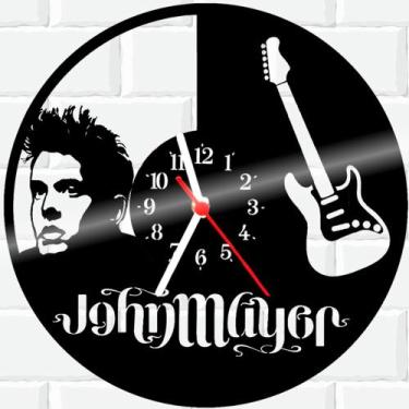 Imagem de Relógio De Vinil Disco Lp Parede  John Mayer Cantor Musica29 - Rb Cria