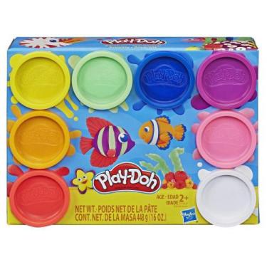 Imagem de Play Doh Kit Com 8 Cores Do Arco-Íris Atóxicas - Hasbro