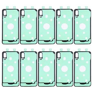 Imagem de HUANGYUNCHAO Acessórios telefônicos Para o Samsung Galaxy A40 SM-A405 10pcs Back Capa Habitação adesiva Substituição do telefone celular
