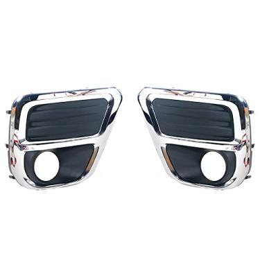 Imagem de JESYMBX Para Subaru Forester SK 2019-2021 carro ABS para-choque dianteiro lâmpada de neblina capa de moldura de aparar