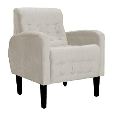 Imagem de Poltrona Decorativa Luiza Para Sala Suede Cores - DS Estofados