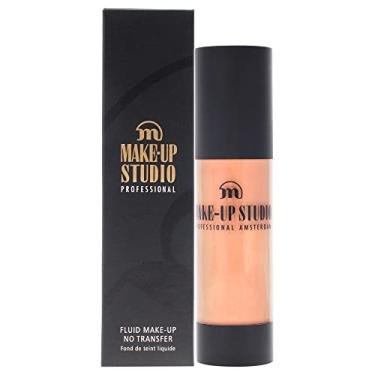 Imagem de Make-Up Studio Base de fluido de maquiagem profissional sem transferência – Cria um foco suave, acabamento natural aveludado – Proporciona cobertura leve a média – Wb3 bege natural – 35 g, S0658/NB