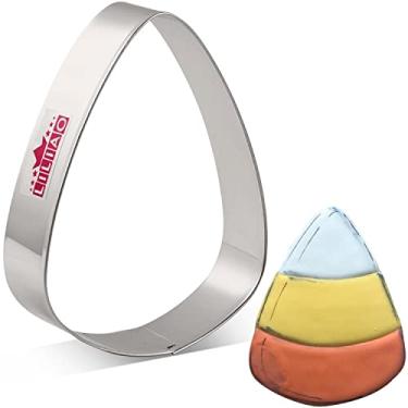 Imagem de Cortador de biscoito de milho LILIAO para o dia das bruxas – 7,6 x 10 cm – Aço inoxidável