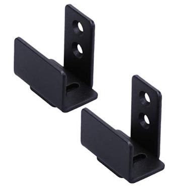 Imagem de 2 Unidades Ferragem Da Porta Celeiro Deslizante Guia De Porta Guia De Chão Suíte Piso