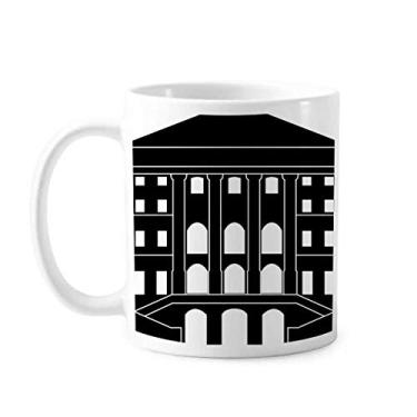 Imagem de Caneca de cerâmica e porcelana de café com marco de arquitetura da Alemanha