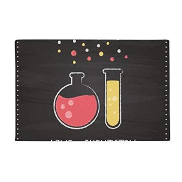 Imagem de DIYthinker Cantil de fundo redondo, tubo de teste de química, tapete antiderrapante para porta de banheiro
