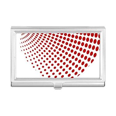 Imagem de Carteira de bolso com porta-cartões Red Radiate Dots Dia dos Namorados