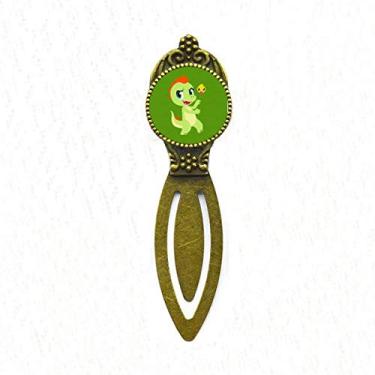 Imagem de Dinosaur Kingdom Love You Marcador de livro retrô para escritório