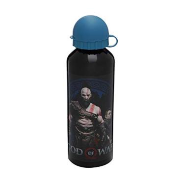 Imagem de Squeeze Alumínio Kratos Logo Fd Preto Gow 6,5X18 Cm 500Ml