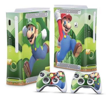 Imagem de Adesivo Compatível Xbox 360 Fat Arcade Skin - Mario & Luigi