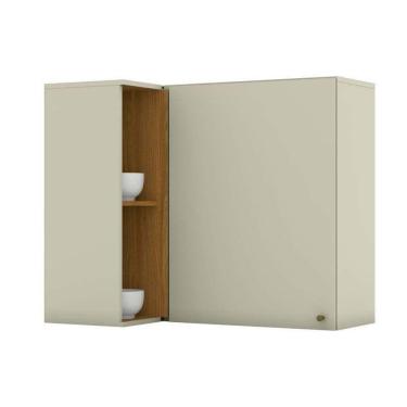 Imagem de Módulo Cozinha Henn Essência Armário Canto Reto C- 1 Porta Areia-nature
