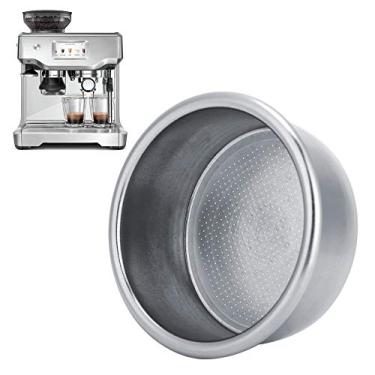Imagem de cesto de filtro de café não pressurizado de aço inoxidável de 54 mm adequado para acessório de máquina de café Breville, Filtro de café de aço inoxidável,