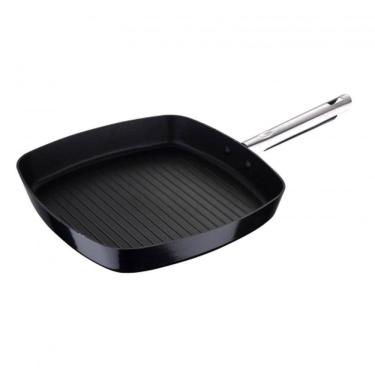Imagem de Grill Pixel Pro 28Cm 4,5Cm Alumínio Indução Bergner