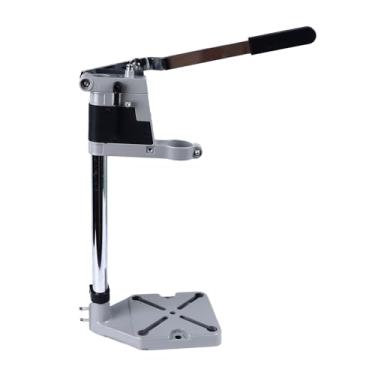 Imagem de Versátil e Ajustável Suporte de Furadeira de Liga de Alumínio Furadeira Elétrica para Furadeira de Bancada Suporte Universal para Marcenaria, Corte, Instalação, Montagem