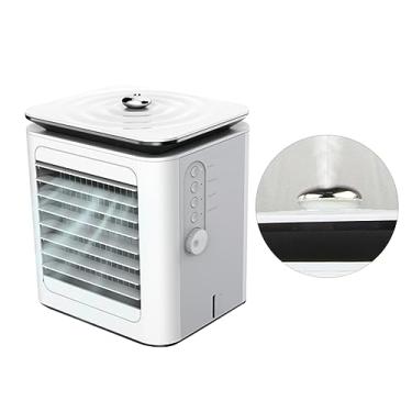Imagem de Zerodeko mini refrigerador evaporativo ventilador de ar condicionado portátil fã mini umidificador ventoinha USB ventilador do refrigerador de ar Área de Trabalho resfriador