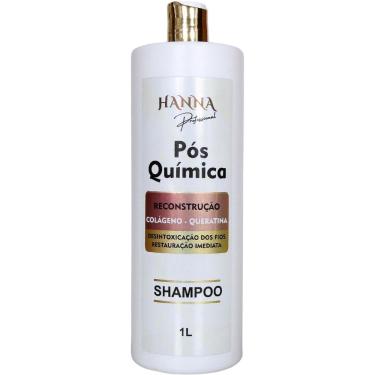 Imagem de Shampoo Pos Quimica Reconstrucao Capilar Restauração Imediata Hanna Professional 1L