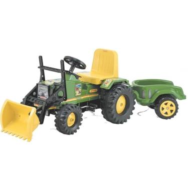 Imagem de Biemme - Trator Farmer Verde Com Pá e Caçamba