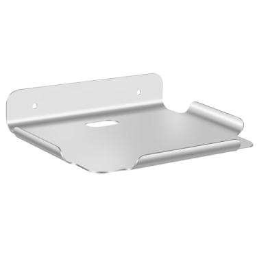 Imagem de aplslpa Prateleiras flutuantes de 20 x 16 cm, prateleira de parede de metal para armazenamento de parede, para casa inteligente, alto-falantes, roteador de Internet, câmera de segurança - para quarto