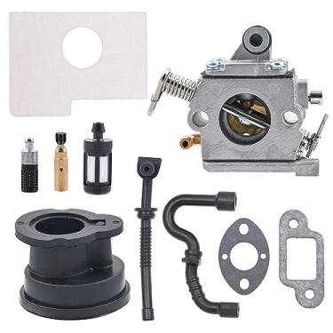 Imagem de SYSKANT Carburador MS170 MS180 para motosserra Stihl 017 018 MS170 MS180 substitui ZAMA C1Q-S57 C1Q-S57A C1Q-S57B 1130-120-0603 e 1130 124 0800 com Ajuste do filtro de ar Kit
