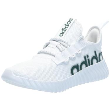 Imagem de adidas Kaptir 3.0 masculino, Branco/Branco/Verde Colegiado, 40