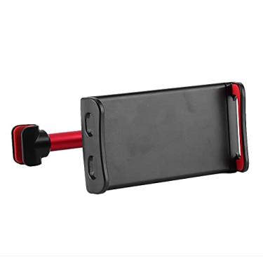 Imagem de ENCOSTO DE CABEÇA DO BANCO TRASEIRO DO CARRO MONTAGEM DE TELEFONE MÓVEL SUPORTE DE TRAVESSEIRO TRASEIRO AJUSTÁVEL PARA 4.7-10.5IN TABLET DE TELEMÓVEL (Vermelho)