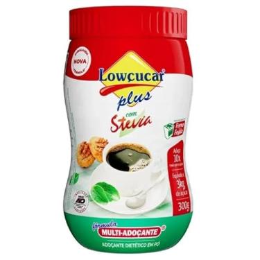 Imagem de Adoçante Lowçucar Plus com Stevia Forno e Fogão 300g