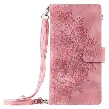 Imagem de Capa de couro carteira com zíper para Xiaomi Note 11 Pro 10s 9 9C 9T 12 Lite 12T 11T POCO X4 X3 Capa de telefone com vários cartões, rosa, para Redmi Note13 5G