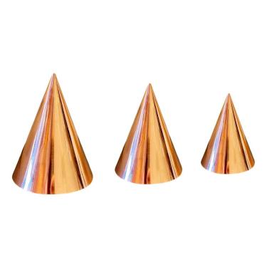 Imagem de Kit 3 Cones de Cobre Energia Radiônica Radiestesia - P M G