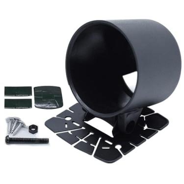 Imagem de AUTOXBERT Suporte giratório universal de painel giratório de 52 mm de 5 cm - copo medidor de caixa de substituição automotiva - preto