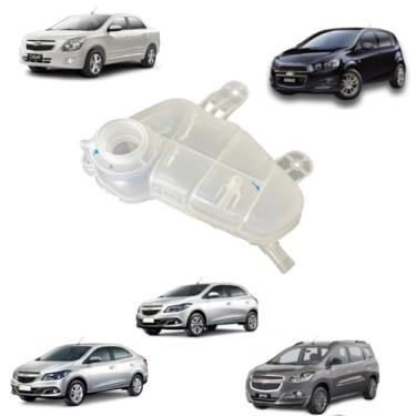 Imagem de Reservatório de Água do Radiador Gm Novo Prisma Onix Cobalt 8V 2012 em diante Spin 1.8 8V