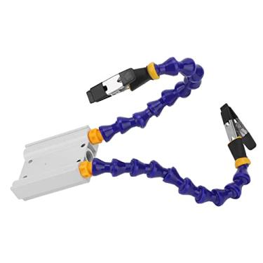 Imagem de Helping Hands Solda, Solda Helping Hands Suporte de Solda ABS Braço Flexível Base de Liga de Alumínio Ferramenta de Solda de Terceira Mão Com Tampa de Borracha Removível