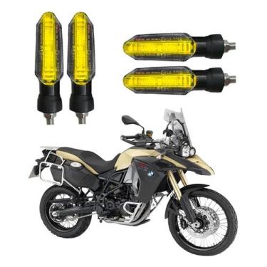 Imagem de Kit Seta para Moto BMW F 800 Pisca Led Universal P31 12V Esportivo 201
