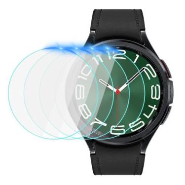 Imagem de 3 Películas Vidro Marca 123Smart Compativel com Galaxy Watch 4 5 6 40m