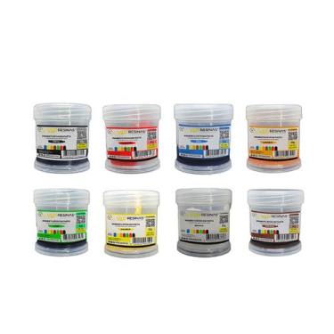 Imagem de Kit 8 Pigmento Epóxi P/Resina 25g Cores Sólidas Vipresinas - Vip Resin