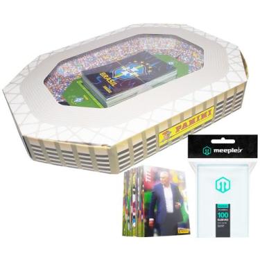 Imagem de Cards Seleção Brasileira Copa 2022 Kit 90 Cards 100 Sleeves - Panini