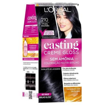Imagem de Tintura Casting Creme Gloss 210 Preto Azulado - Loreal Casting Gloss