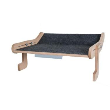 Imagem de Janeleira Prateleira De Janela Para Gatos Sem furar Parede - Ronroneri