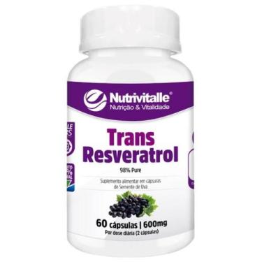 Imagem de Trans Resveratrol 600Mg 60 Capsulas Nutrivitalle