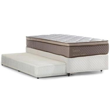 Imagem de Bicama Solteiro Box com Cama Auxiliar Herval Lucca, Molas Ensacadas, 5