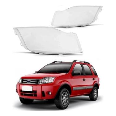 Imagem de Par 2 Lente Do Farol Ford Ecosport 1.6 2.0 2008 A 2012 - RF