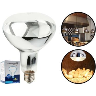 Imagem de Lâmpada Infravermelha Para Aquecimento Secagem Criação De Animais Desi