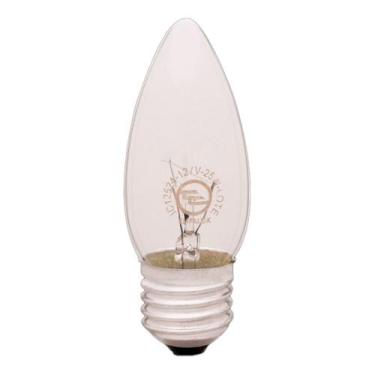 Imagem de Lâmpada Incandescente Vela Lisa Transparente 40W Luz Amarela 127V E27 